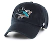 47 Brand  Clean Up NHL San Jose Sharks Black  Baseballsapka