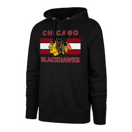 47 Brand  NHL Chicago Blackhawks BURNSIDE Pullover Hood Férfi-melegítőfelső