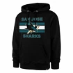 47 Brand  NHL San Jose Sharks BURNSIDE Pullover Hood Férfi-melegítőfelső