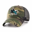 47 Brand  NHL San Jose Sharks Camo Branson ’47 MVP Férfibaseballsapka