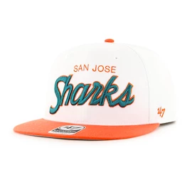 47 Brand NHL San Jose Sharks Script Side Two Tone ’47 CAPTAIN Férfibaseballsapka