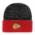 47 Brand  Two Tone Brain Freeze Cuff Knit NHL Chicago Blackhawks  Téli sapka