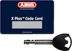 Abus  6000K/90 BK SHFL BORDO / MONKEYLINK  Kerékpárzár