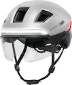 Abus Hyp-E Ace Gleam Silver Kerékpáros sisak