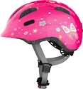ABUS Smiley 2.0 Pink Butterfly gyermek kerékpáros sisak