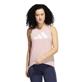 adidas 3-Bar Logo Tank Wonder Mauve Női ujjatlan póló