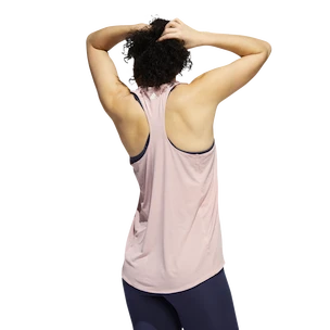 adidas  3-Bar Logo Tank Wonder Mauve Női ujjatlan póló XS