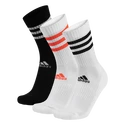 adidas  3-Stripes Cushioned Crew 3 PAck White  Zokni