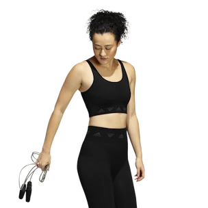adidas  Aeroknit Light Support Bra Black Női melltartó XS