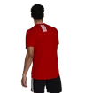 adidas Aeroready 3-Stripes Back Tee Scarlet Férfipóló