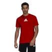 adidas Aeroready 3-Stripes Back Tee Scarlet Férfipóló