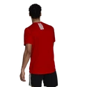 adidas Aeroready 3-Stripes Back Tee Scarlet Férfipóló