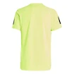 adidas  B Club 3 Stripes Tee Lucid Lemon Gyerekpóló