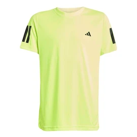 adidas B Club 3 Stripes Tee Lucid Lemon Gyerekpóló