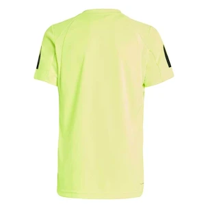 adidas  B Club 3 Stripes Tee Lucid Lemon Gyerekpóló