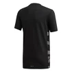 adidas  B Escouade Tee Black Gyerekpóló