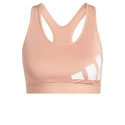 adidas  Believe This Medium Support Workout Logo Ambient Blush Női melltartó