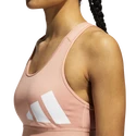 adidas  Believe This Medium Support Workout Logo Ambient Blush Női melltartó