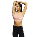 adidas  Believe This Medium Support Workout Logo Ambient Blush Női melltartó
