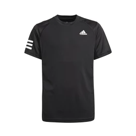 adidas Boys Club 3STR Tee Black Gyerekpóló