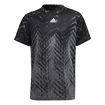 adidas  Boys Freelift Printed T-Shirt Black Gyerekpóló