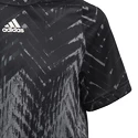 adidas  Boys Freelift Printed T-Shirt Black Gyerekpóló