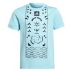 adidas  Boys Printed Tennis Shirt Aqua Gyerekpóló