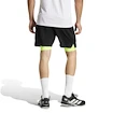 adidas  Club 2In1 Short Black/Lucid Lemon Férfirövidnadrág