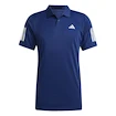 adidas  Club 3 Stripes Polo Dark Blue Férfipóló