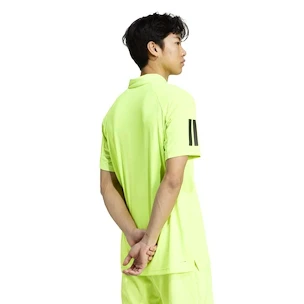 adidas  Club 3 Stripes Polo Lucid Lemon Férfipóló