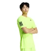adidas  Club 3 Stripes Tee Lucid Lemon Férfipóló