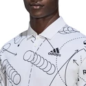 adidas  Club Graphic Polo White Férfipóló