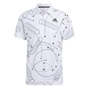 adidas  Club Graphic Polo White Férfipóló