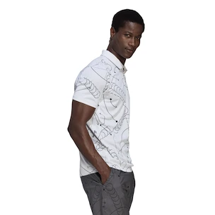 adidas  Club Graphic Polo White Férfipóló