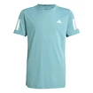 adidas  Club Tennis 3-Stripes T-Shirt Kids Powder Teal Gyerekpóló