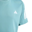 adidas  Club Tennis 3-Stripes T-Shirt Kids Powder Teal Gyerekpóló