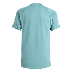 adidas  Club Tennis 3-Stripes T-Shirt Kids Powder Teal Gyerekpóló