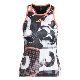adidas Club Tennis Graphic Tank Top White/Black Női ujjatlan póló