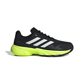 adidas Courtjam Control 3 Clay Carbon/Lucid Lemon Férfiteniszcipő