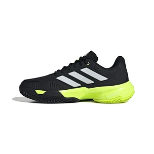 adidas  Courtjam Control 3 Clay Carbon/Lucid Lemon  Férfiteniszcipő