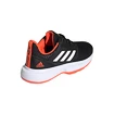 adidas  CourtJam xJ Black/White/Red  Gyerekteniszcipő