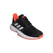 adidas  CourtJam xJ Black/White/Red  Gyerekteniszcipő