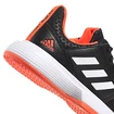 adidas  CourtJam xJ Black/White/Red  Gyerekteniszcipő