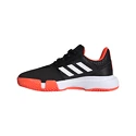 adidas  CourtJam xJ Black/White/Red  Gyerekteniszcipő