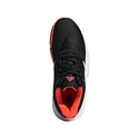 adidas  CourtJam xJ Black/White/Red  Gyerekteniszcipő