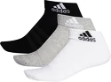 adidas  Cush Ankle Grey/White/Black 3 Pack Zokni