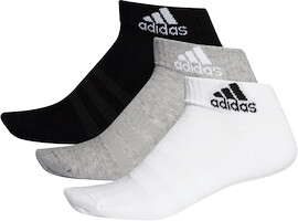 Adidas Cush Ankle szürke/fehér/fekete 3 pár