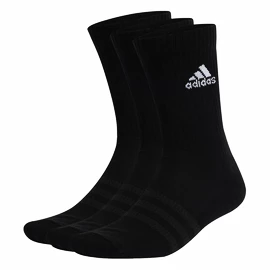 adidas Cushioned Crew Socks 3 Pairs Black Zokni