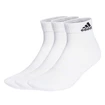 adidas  Cushioned Sportswear Ankle Socks 3 Pairs White Zokni