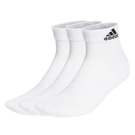 adidas Cushioned Sportswear Ankle Socks 3 Pairs White Zokni